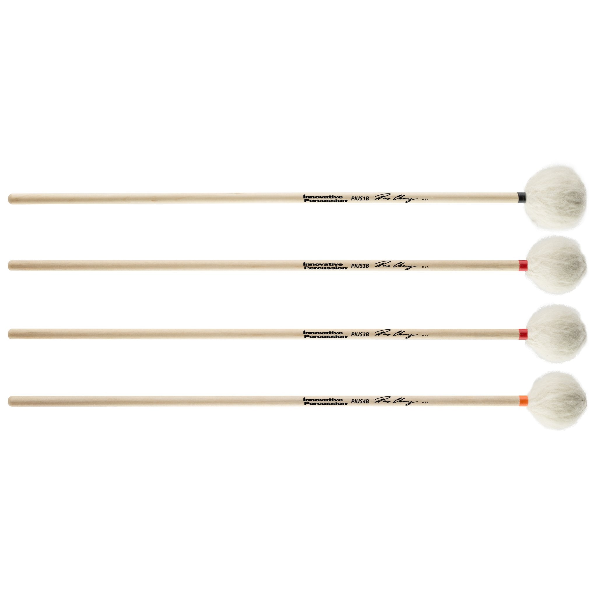 Innovative Percussion Pius Cheung Graduated Marimba Mallet Set - Birch