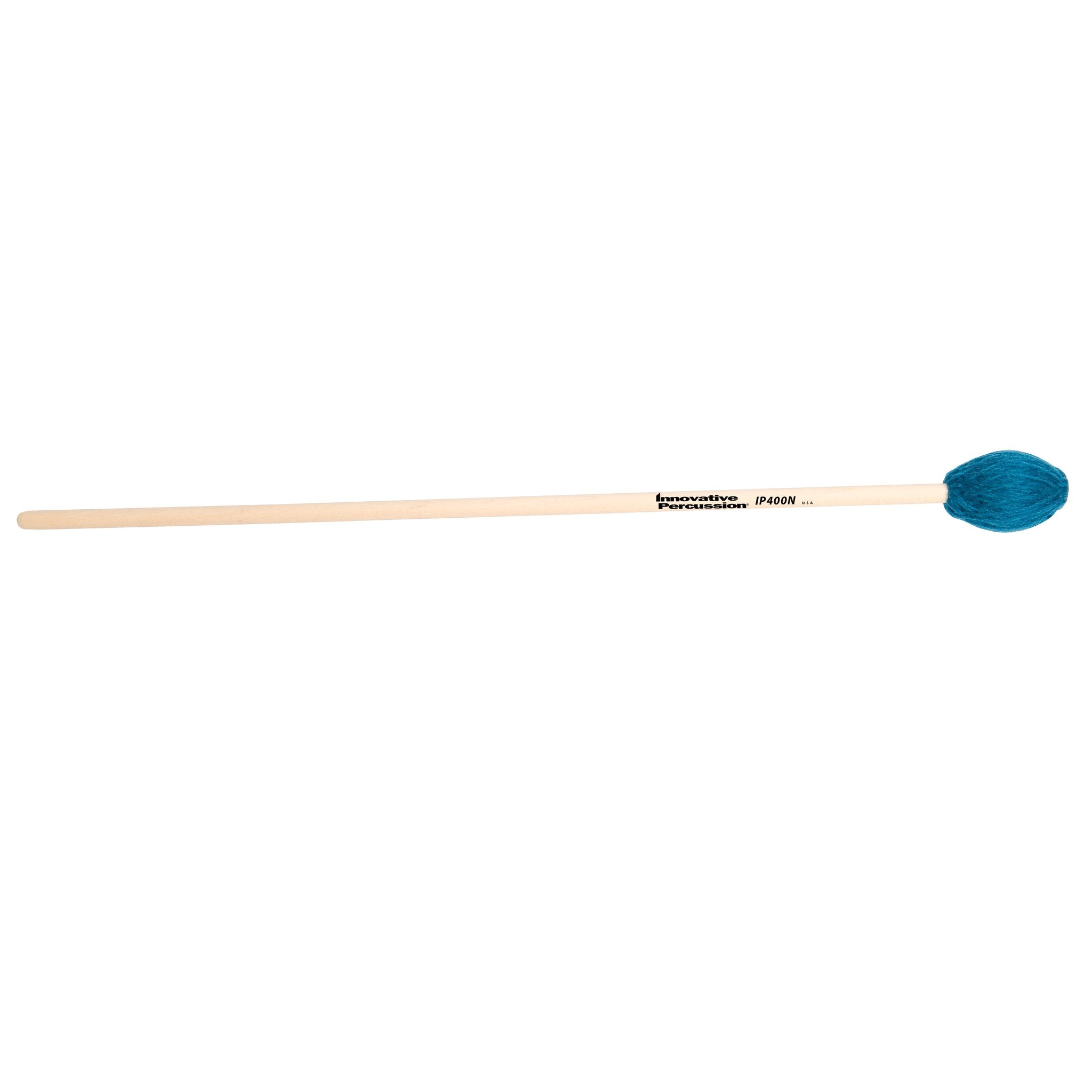 Innovative Percussion Soloist Series IP400N Hard Birch Marimba Mallets - Natural Handles