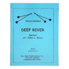 James Moore Deep River for Mallet Ensemble Cover Page