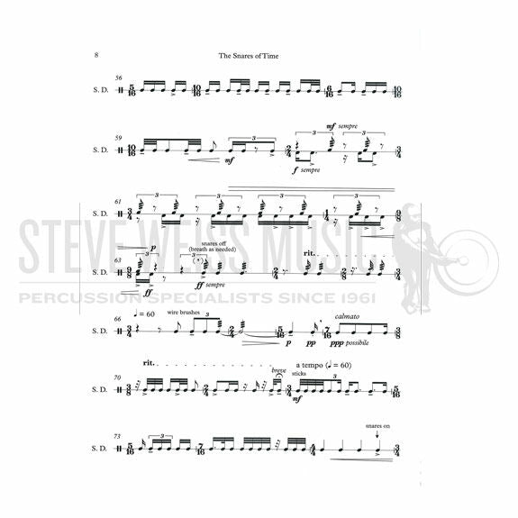 Jarvis-Eight Pieces for Concert Snare Drum-SD