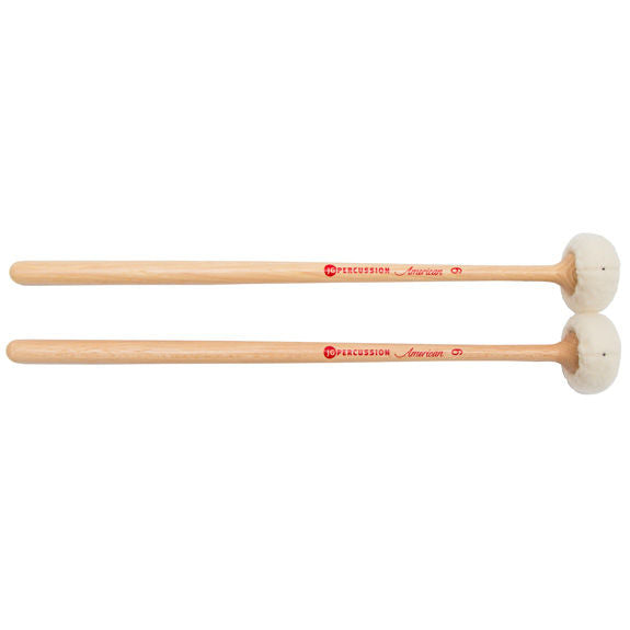 JGpercussion American Series A6 Timpani Mallets - Hickory