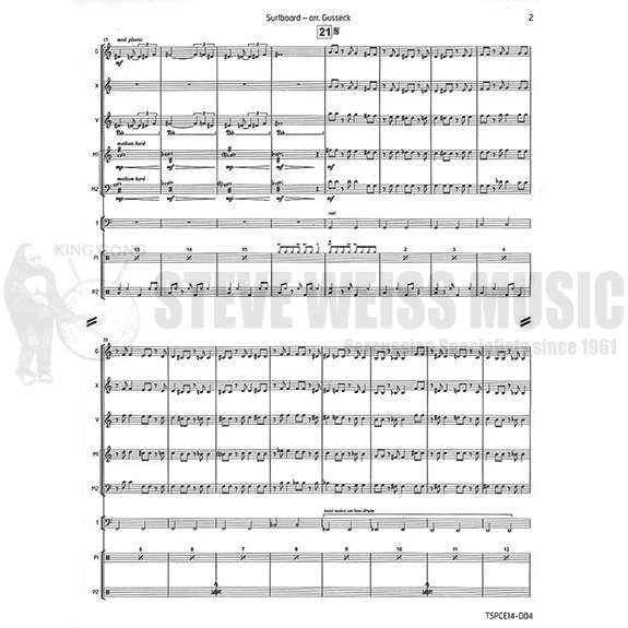 Jobim-Surfboard arr. Gusseck (SP)-B/V/X/M/4T/P