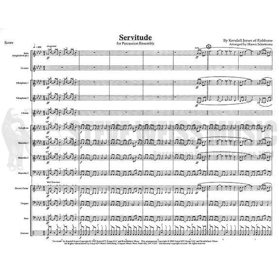 Jones, K.-Servitude (Concert version) (SP)-B/2V/C/Cro./Almgl./X/3M/4