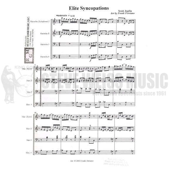 Joplin-Elite Syncopations arr. Ferriano (SP)-4M
