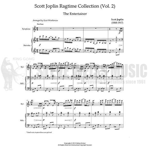 Joplin-Ragtime Collection vol. 2 arr. Weatherson (SP)-X/M