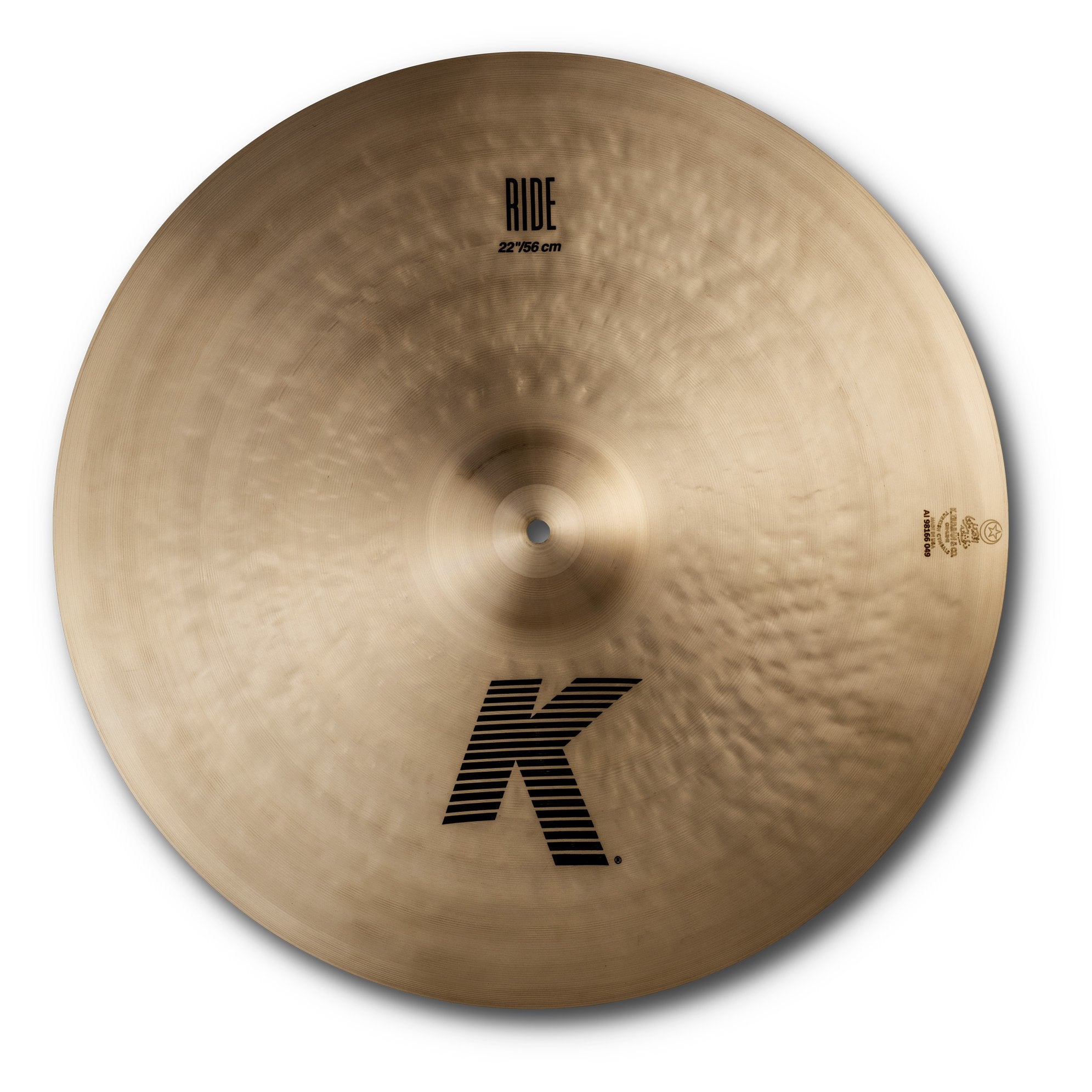 K0819 Zildjian 22 K Ride Top view