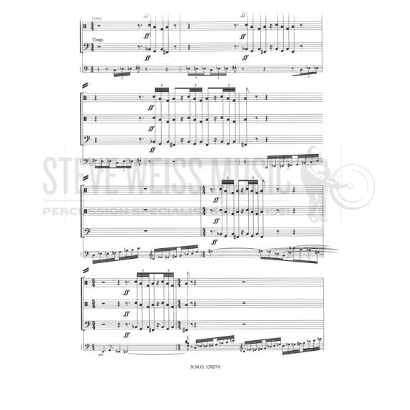 Karlsen-Triptycon Op. 129 (Percussion score ONLY)-3B/3Cro /C/3T/P/OR