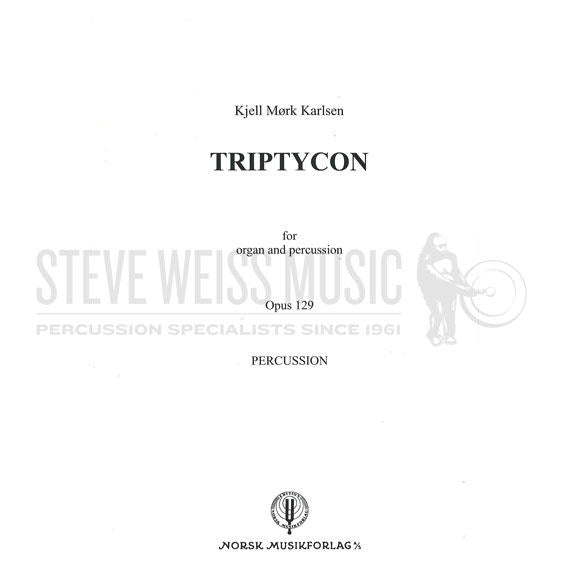 Karlsen-Triptycon Op. 129 (Percussion score ONLY)-3B/3Cro /C/3T/P/OR