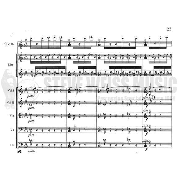 Katny-Abmiram Sebiv Teniralc Cisum (Score ONLY)-M/V/CL/ String orch.