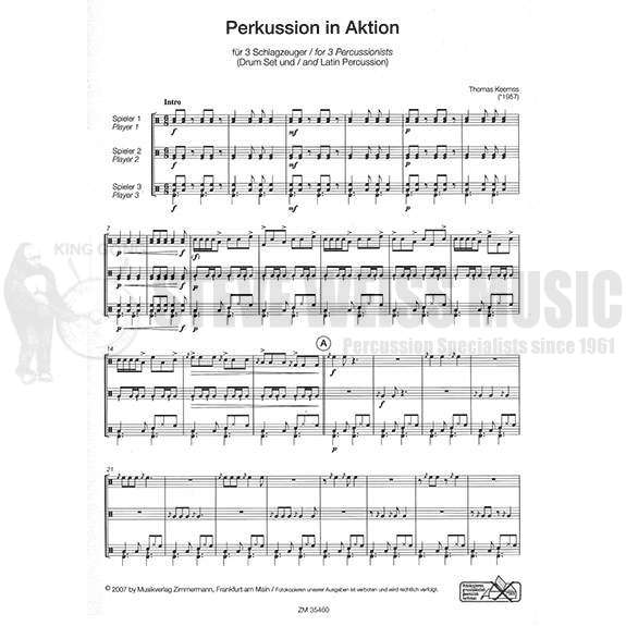 Keemss-Perkussion in Aktion (SP)-DS/P
