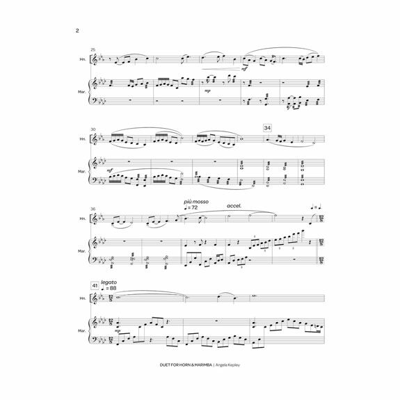 Kepley-Duet for Horn & Marimba (SP)-M/HN