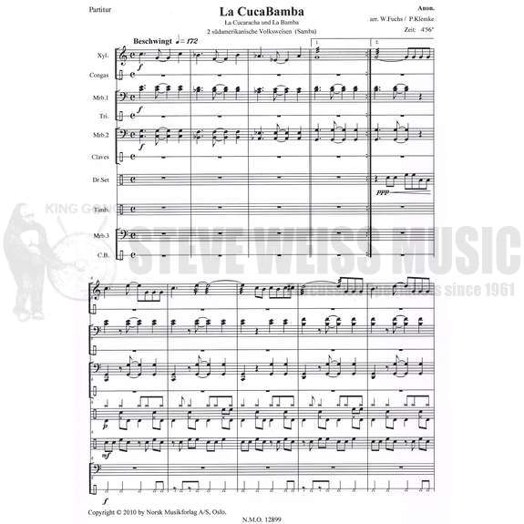 Klemke (arr.)-La CucaBamba (SP)-X/3M/P