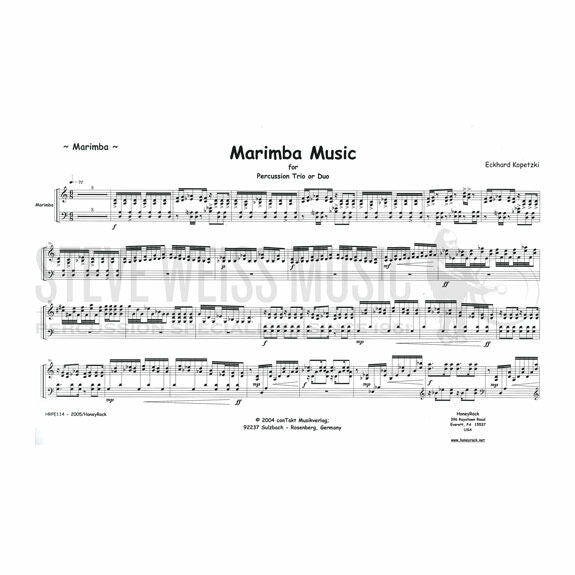 Kopetzki-Marimba Music-2M(2S) OS