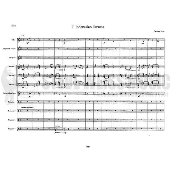 Koss-First Suite for Percussion (SP)-BV/C/3M/4T/P
