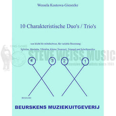 Kostowa-Giesecke-10 Characteristic Duos/Trios (SP)-V/X/M/P