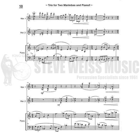 Kreutz-Trio for Two Marimbas & Piano (SP)-2M/PN