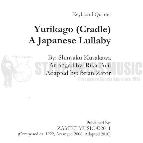 Kusakawa-Yurikago (Cradle) arr. Fujii/Zator-2V/2M