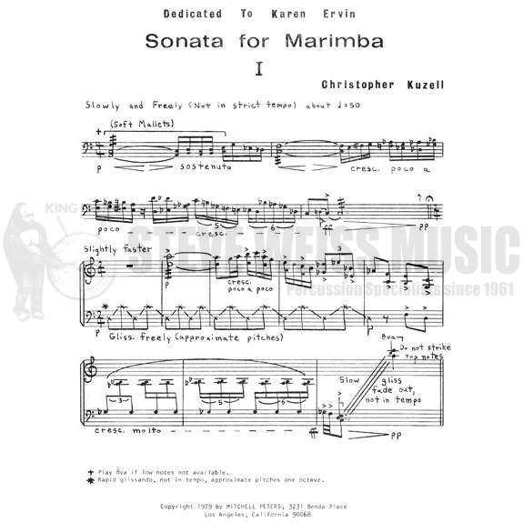 Kuzell-Sonata for Marimba-M
