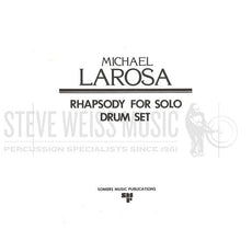 LaRosa-Rhapsody for Solo Drum Set-DS