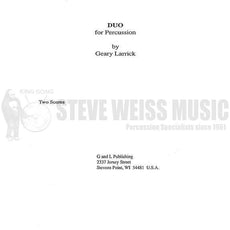Larrick-Duo for Percussion-P/V/3T