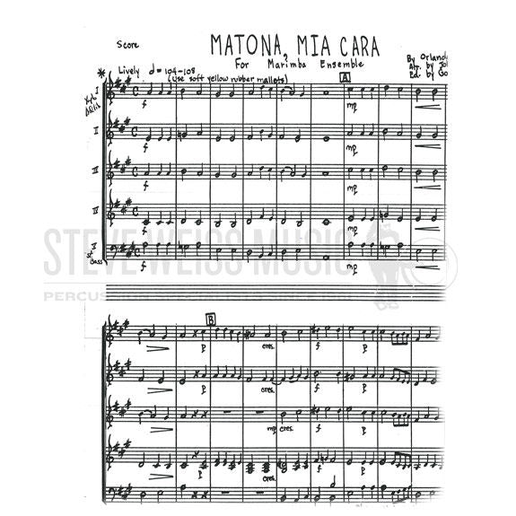 Lassus-Matona, Mia Cara arr. Boyd-5M