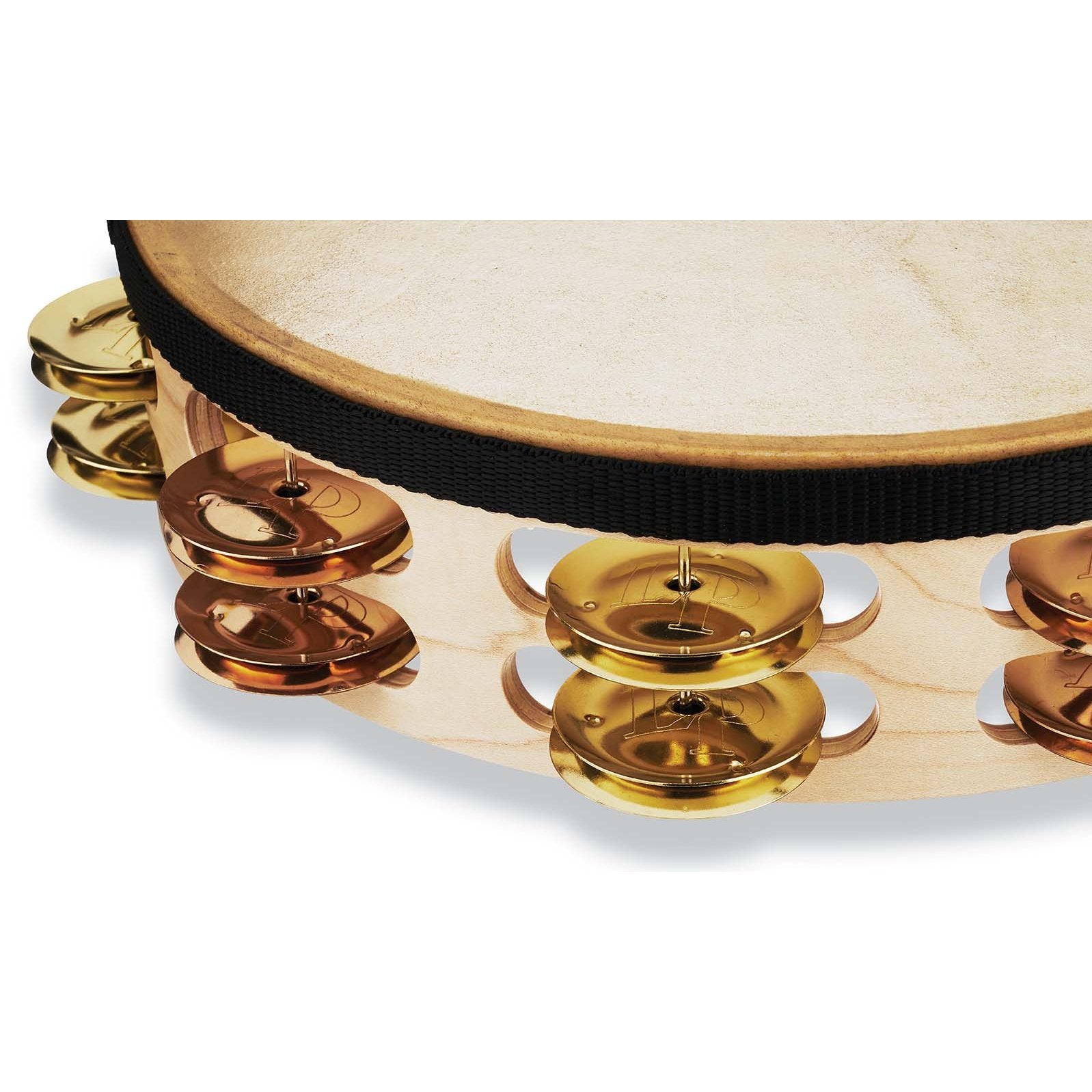 LP 10" Pro Double Row Headed Tambourine - Hybrid Jingles - Image 3