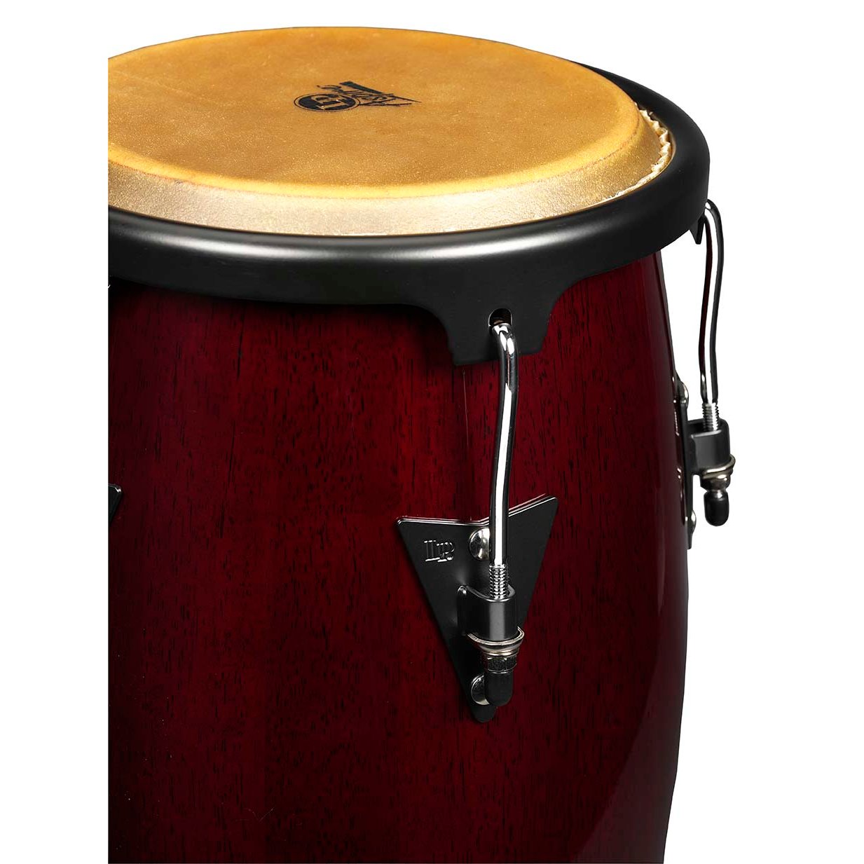 LP Aspire Wood Conga Set with Stand - 10" & 11" - Dark Wood - Image 5