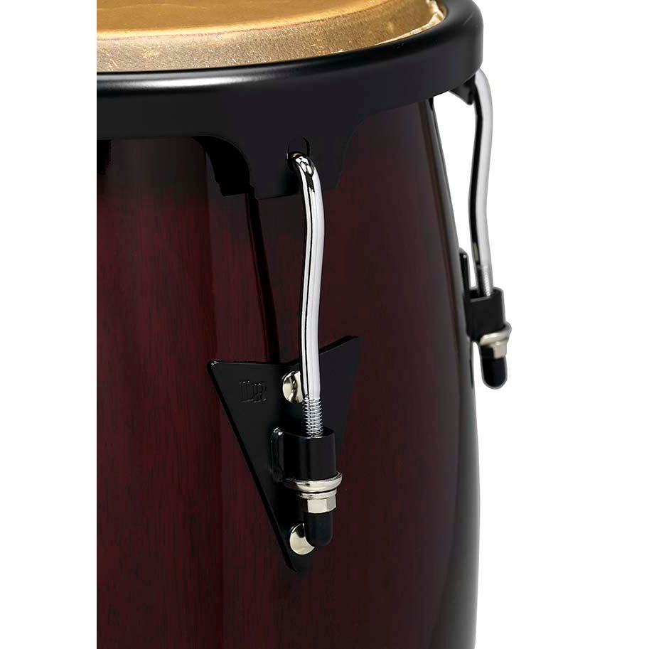 LP Aspire Wood Conga Set with Stand - 11" & 12" - Dark Wood - Image 5