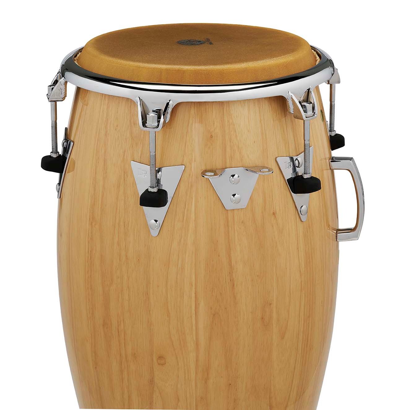 LP Classic Top-Tuning Wood Conga with Chrome Hardware - 11.75" - Natural - Image 3