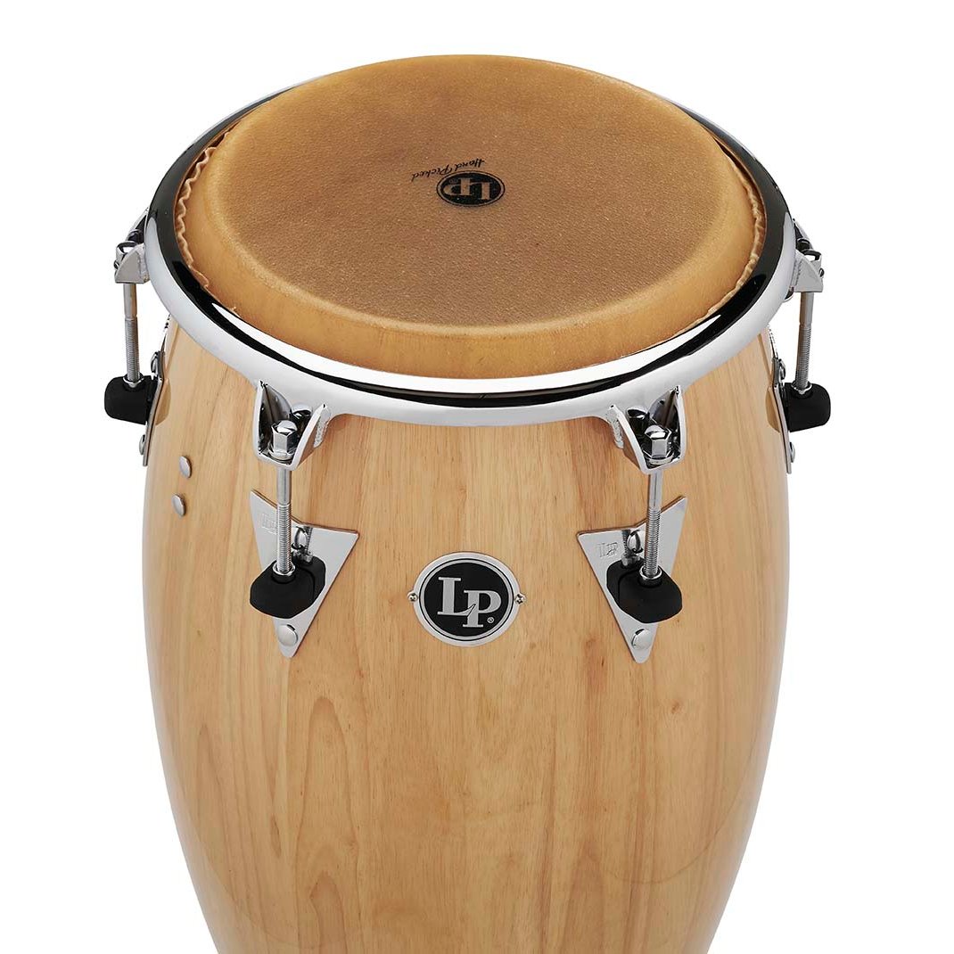 LP Classic Top-Tuning Wood Conga with Chrome Hardware - 11.75" - Natural - Image 6