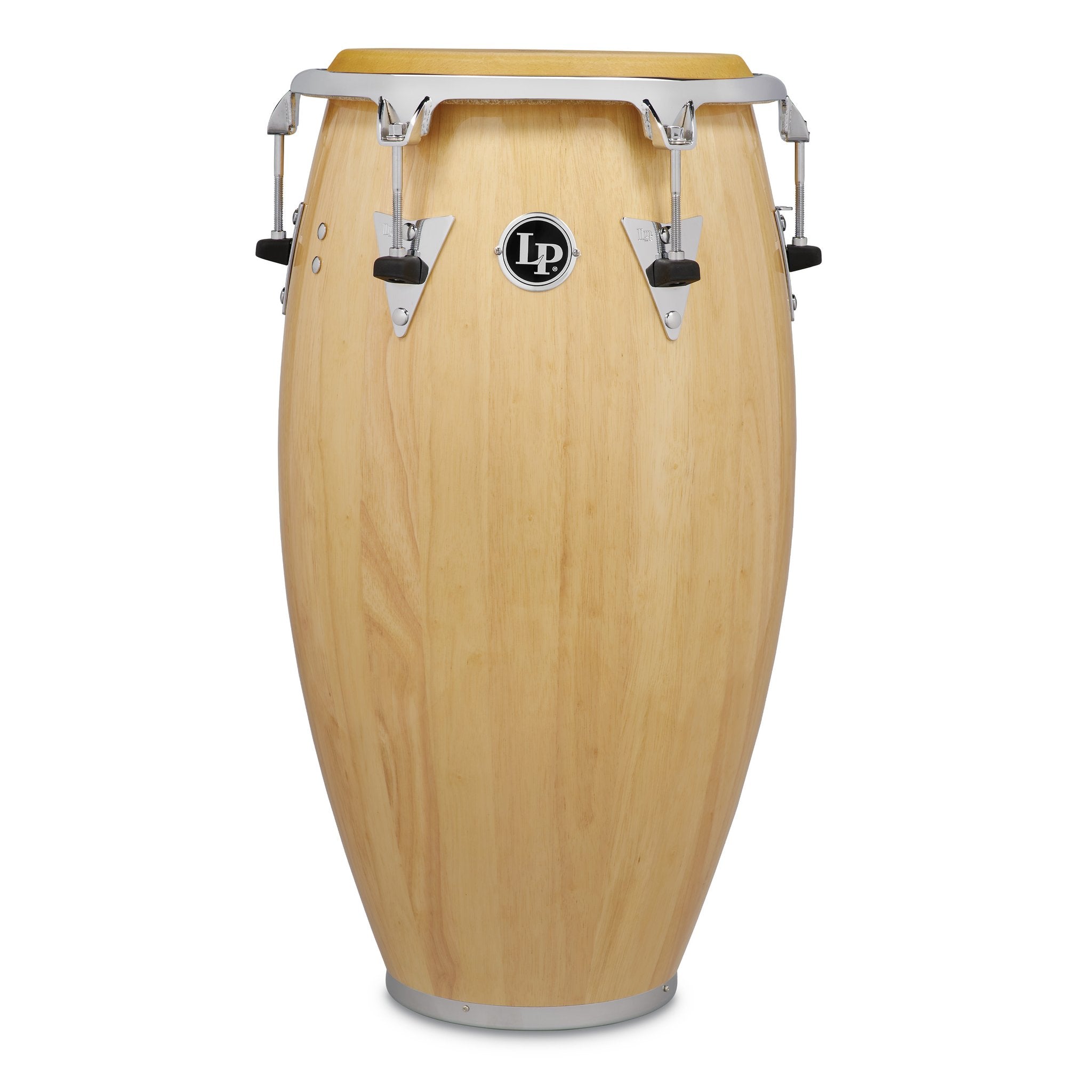 LP Classic Top-Tuning Wood Tumba with Chrome Hardware - 12.5" - Natural - Image 1