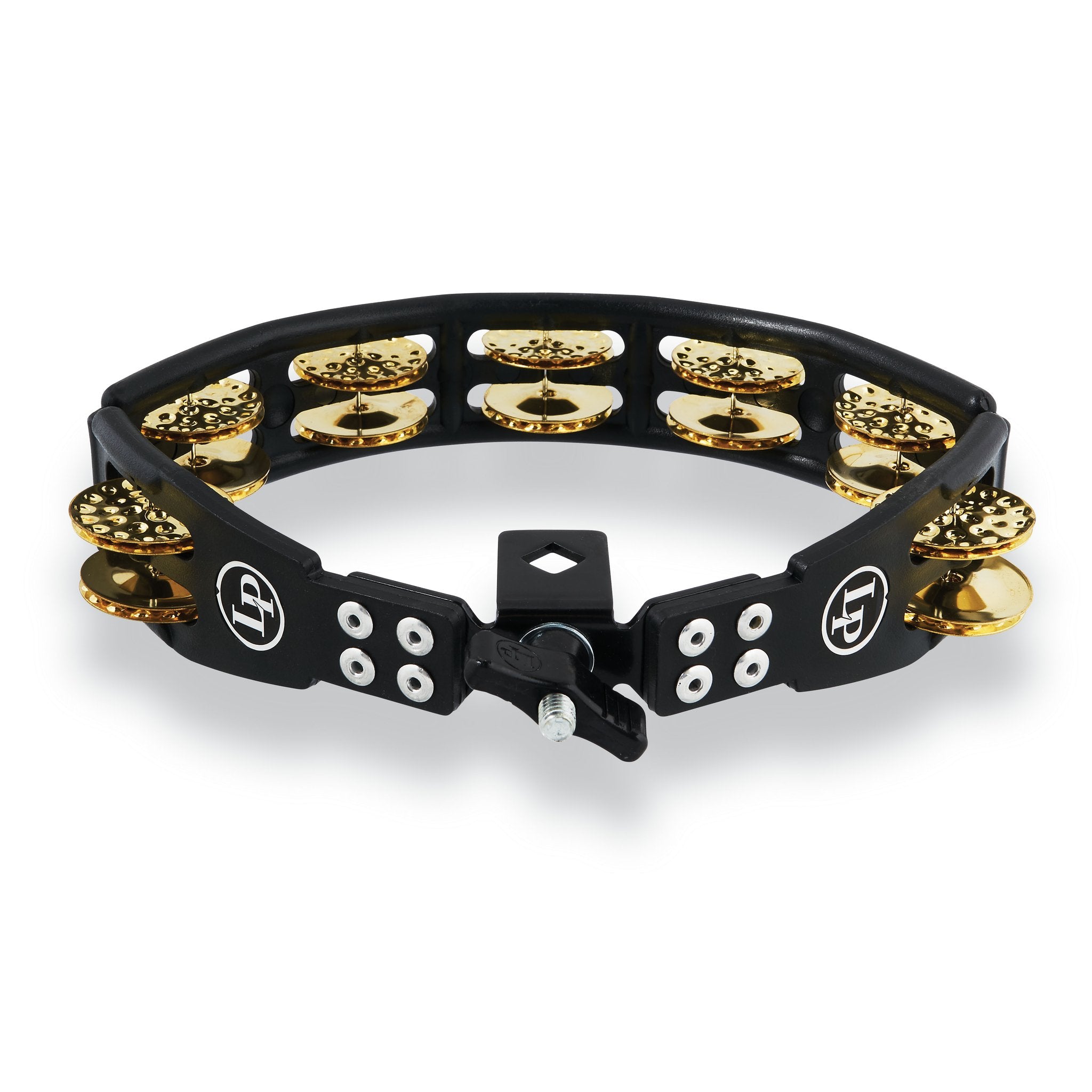 LP Cyclops Tambourine - Black W/ Brass Jingles (LP179) - Image 4