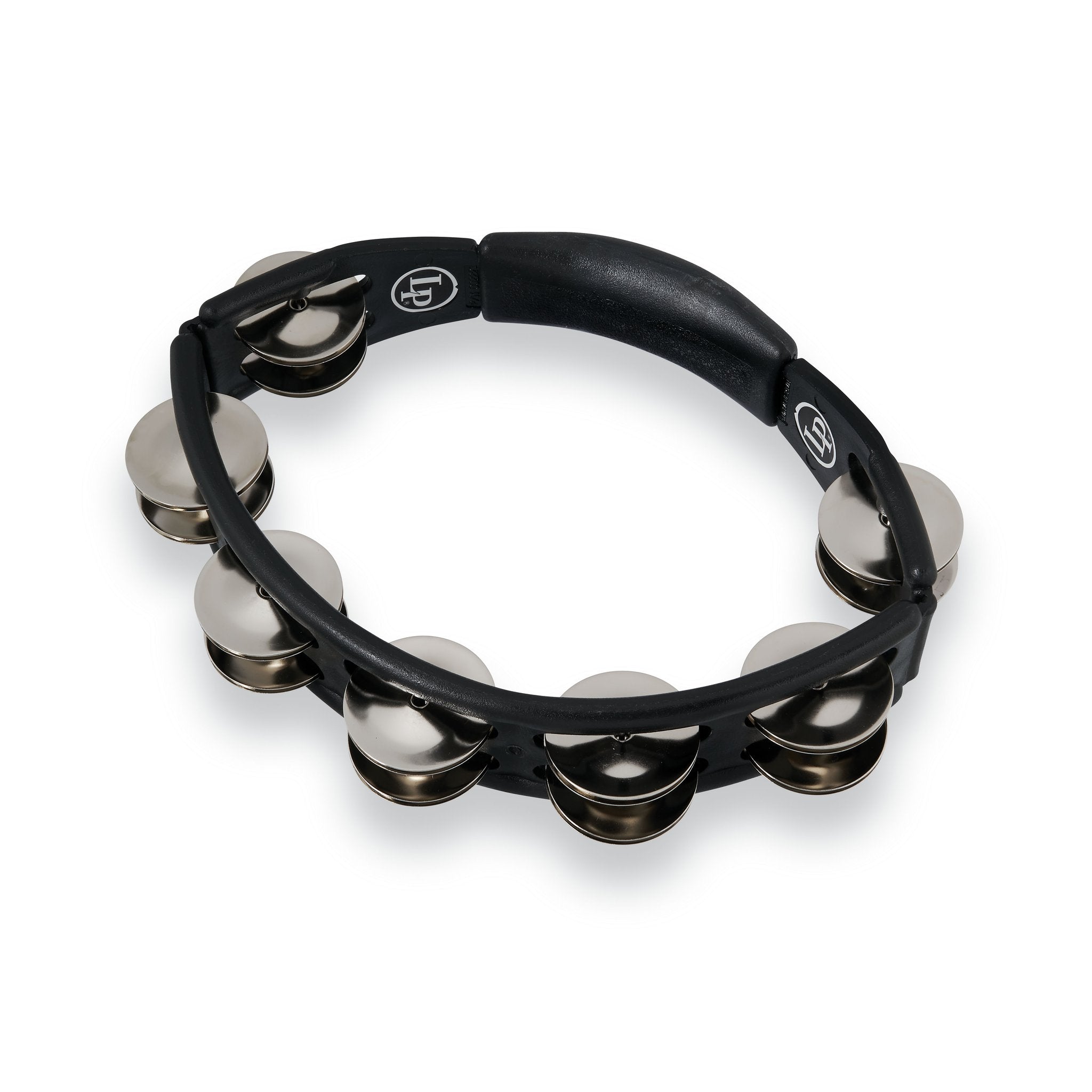 LP Cyclops Tambourine - Black With Steel Jingles (LP150) - Image 1