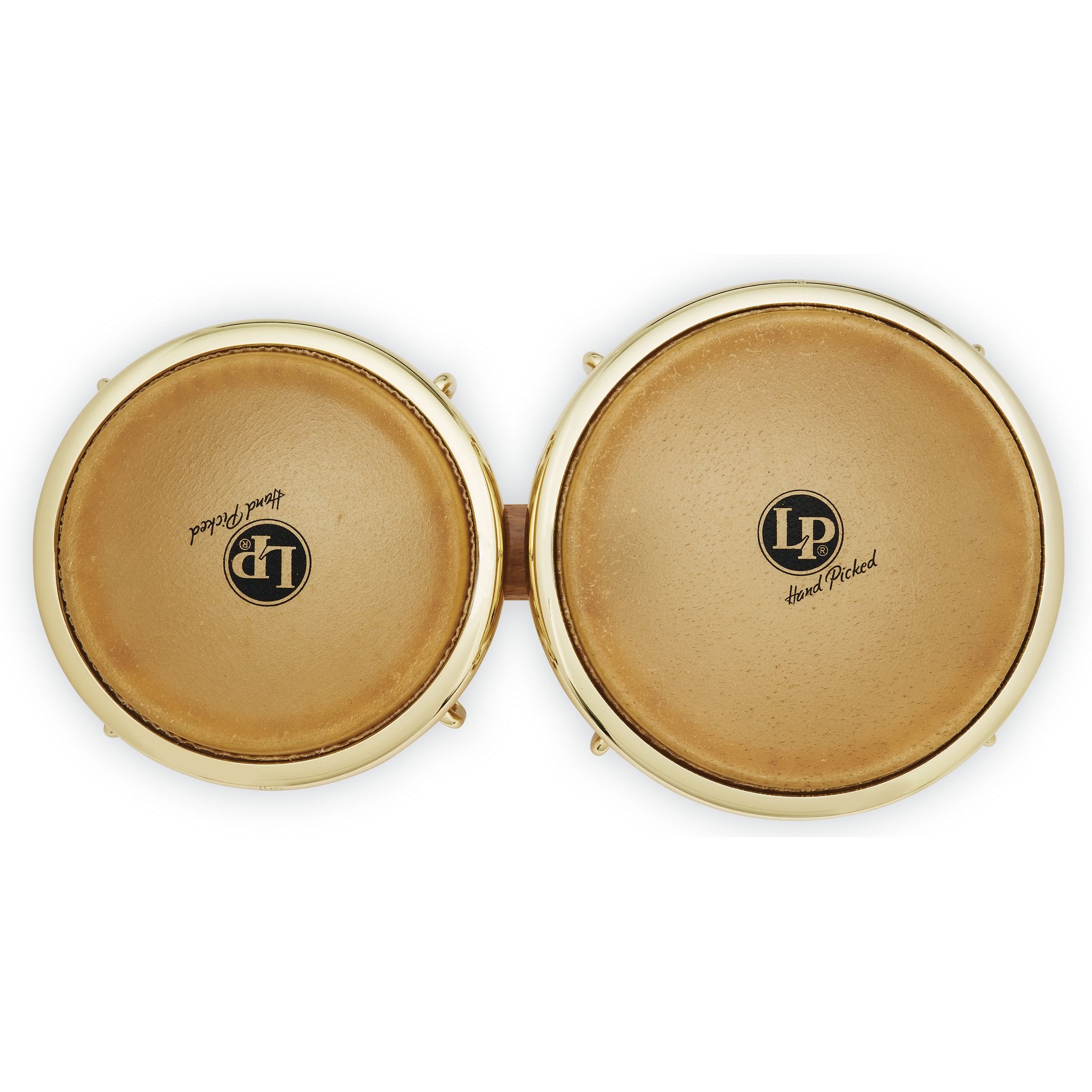 LP Generation II Bongos with Comfort Curve Rims - Natural with Gold Hardware - Image 6