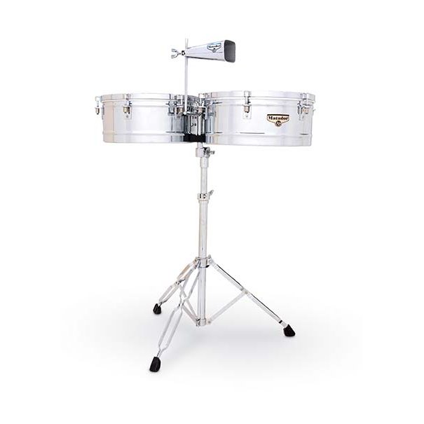 LP Matador Series Timbale Set - 14/15 Steel (M257)