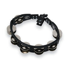 LP Mountable Cyclops Tambourine LP160 - Black with Steel Jingles - Image 1