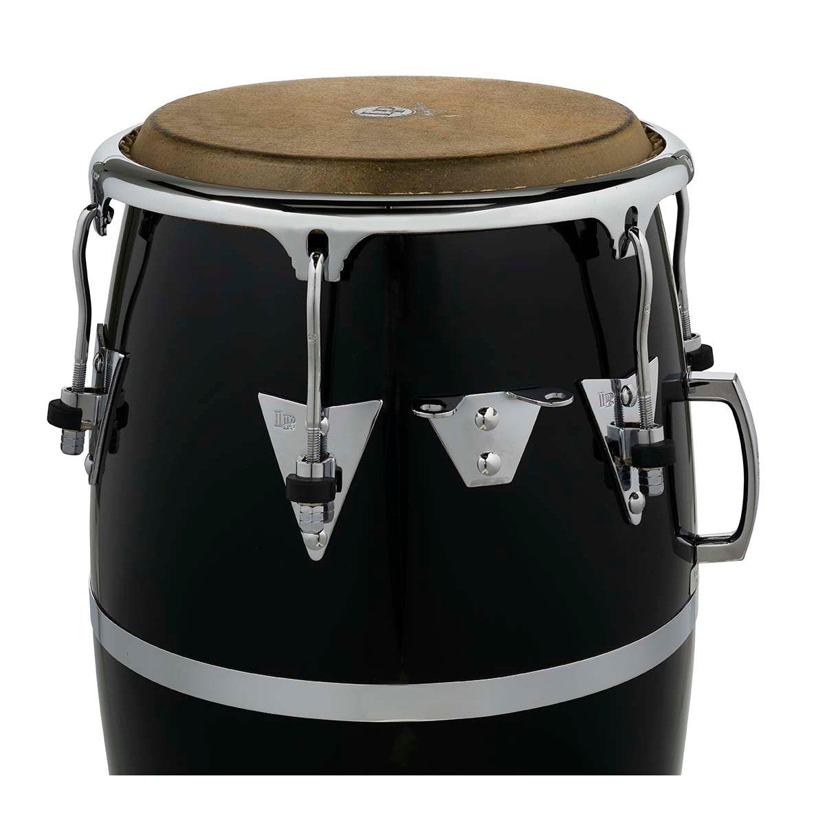 LP Patato Fiberglass Conga - 11.75" - Black with Chrome Hardware - Image 3