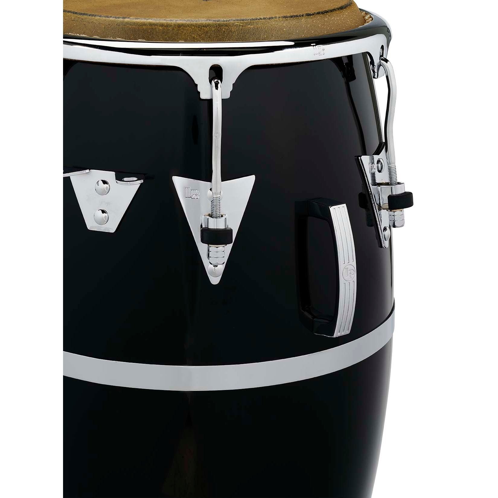 LP Patato Fiberglass Conga - 11.75" - Black with Chrome Hardware - Image 4