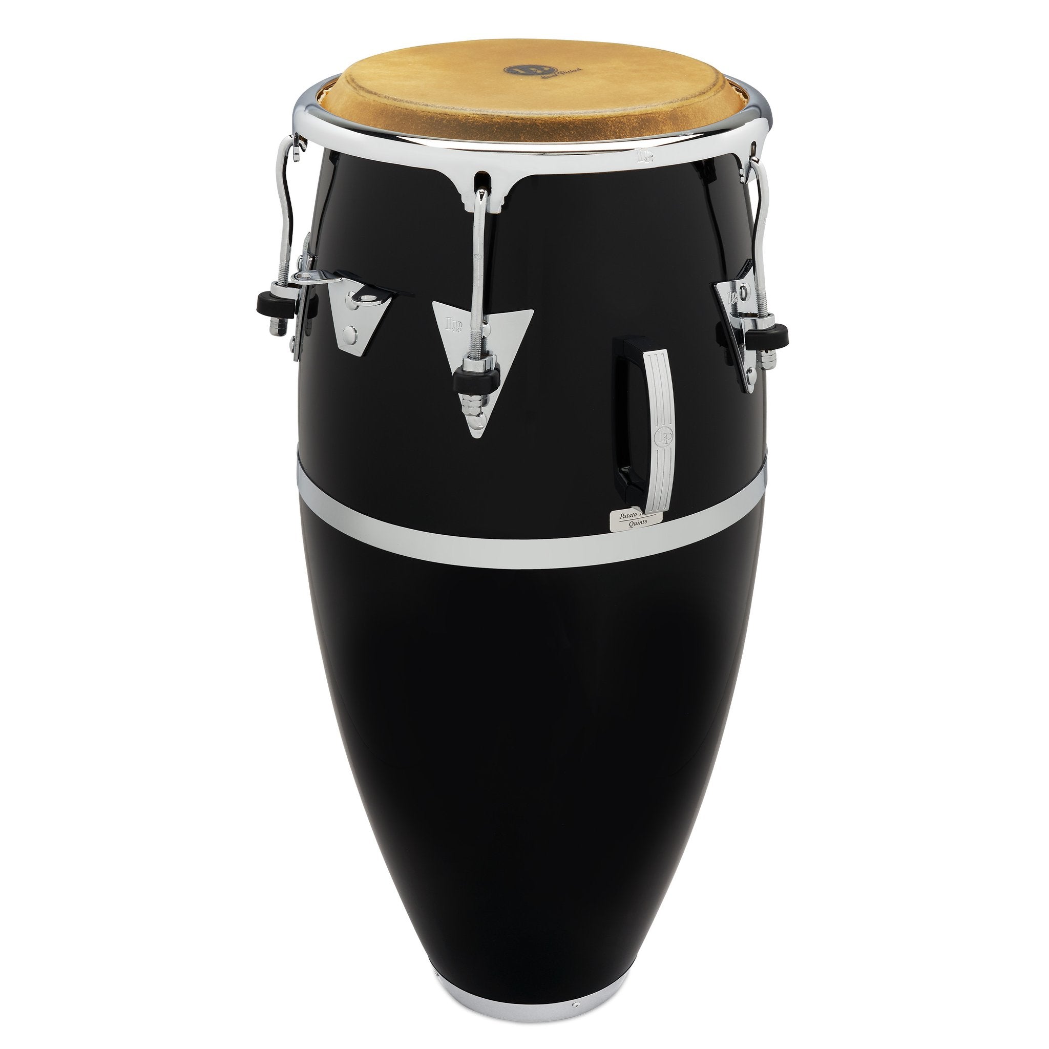 LP Patato Fiberglass Quinto - 11" - Black with Chrome Hardware - Image 3