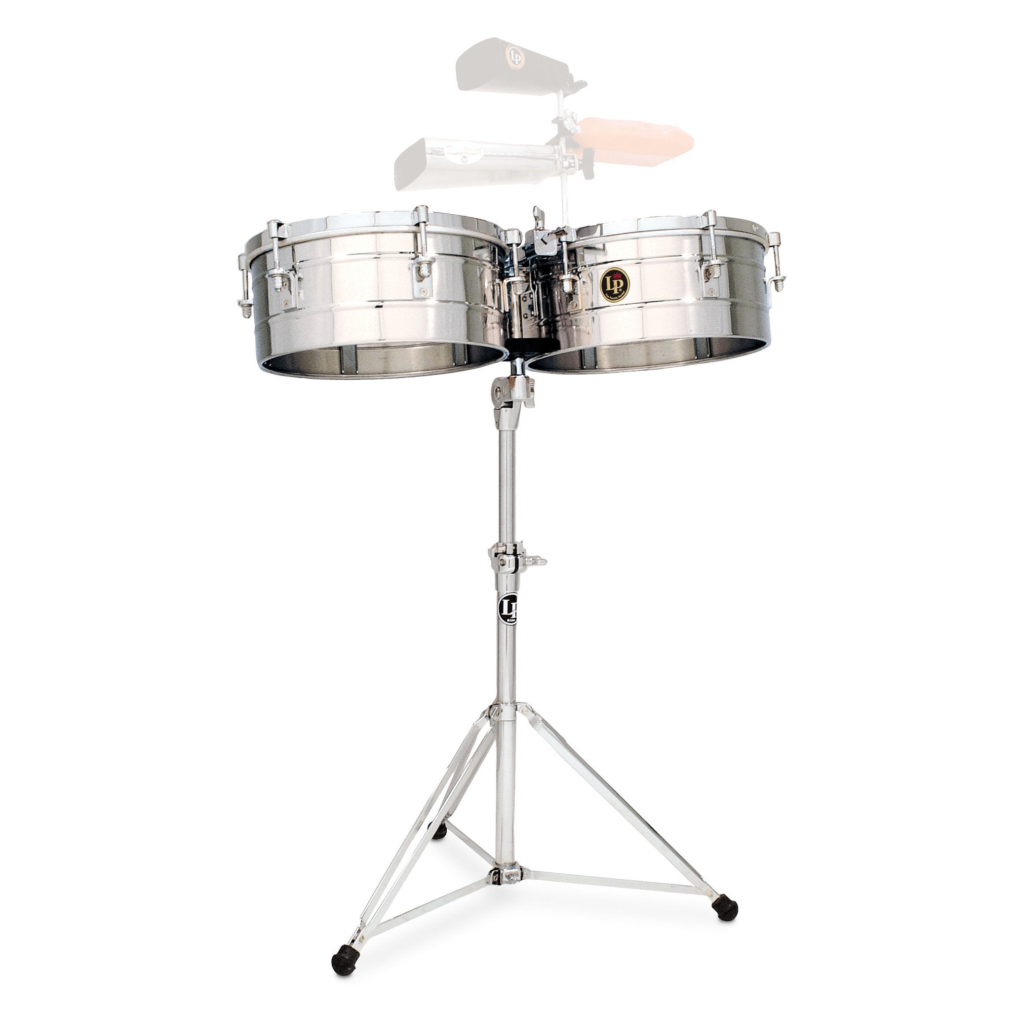 LP Tito Puente Timbale Set - 14/15 Stainless Steel (257S)