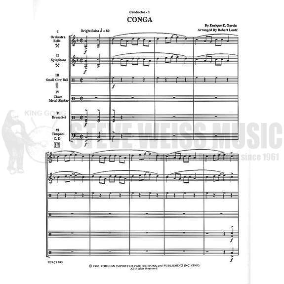 Lautz (arr.)-Percussion Rocks SCORE-Lautz-B/X/2T/P