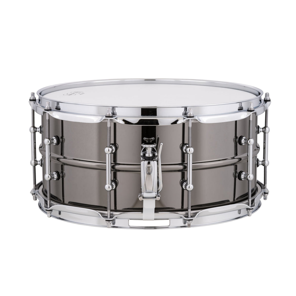 Ludwig Black Beauty Supra-Phonic Snare Drum with Tube Lugs - 14x6.5 LB417T Throw Off