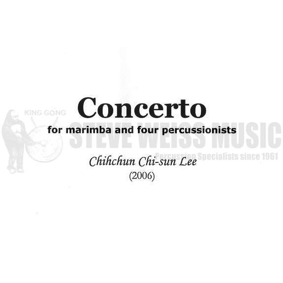 Lee-Concerto for Marimba and Four Percussionists (SP)-M/V /C/Cro./P
