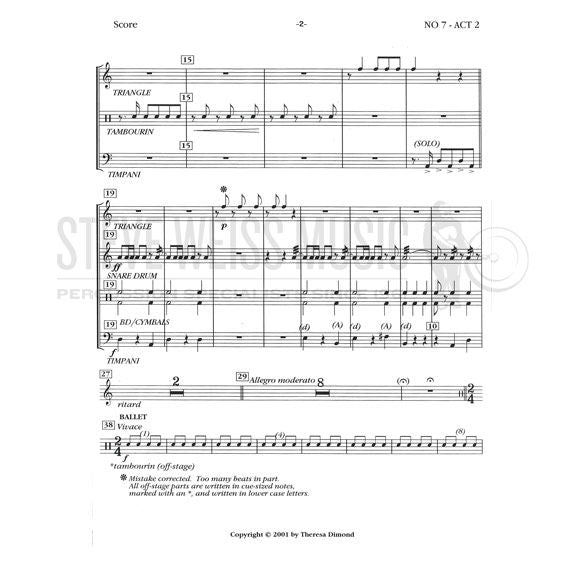 Lehar-Merry Widow (Perc./Timp. parts ed. by T. Dimond)