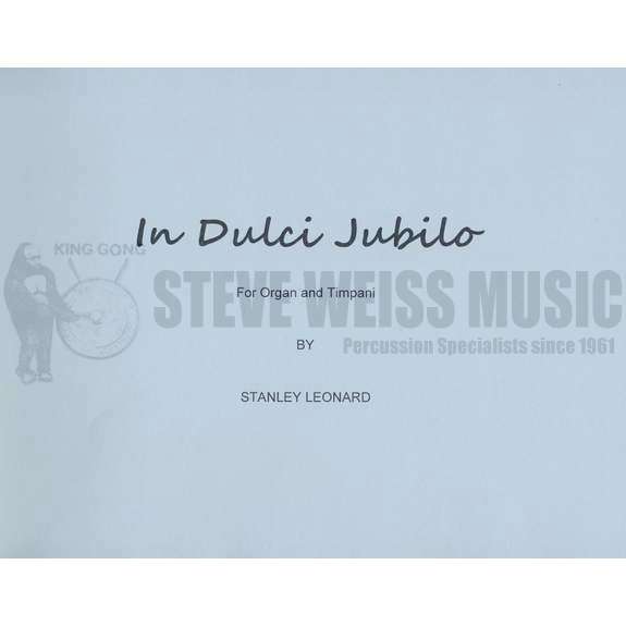 Leonard (arr.)-In Dulci Jubilo (SP)-4T/OR