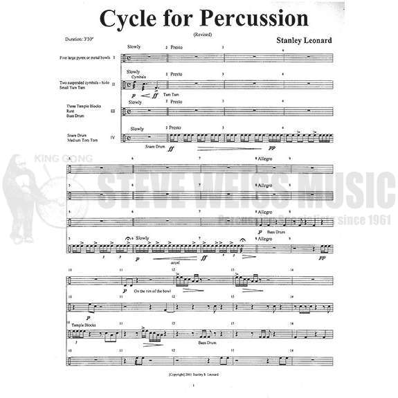 Leonard-Cycle for Percussion(SP)-P OS