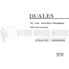 Leonard-Duales(2S)-Solo M and V/P/4T OS