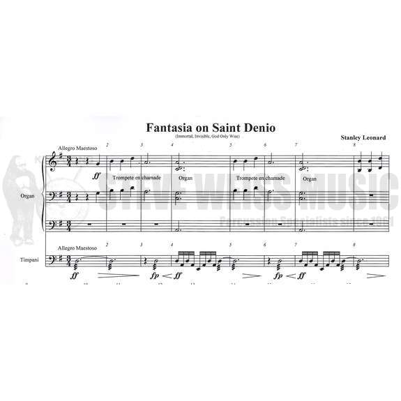 Leonard-Fantasia on St. Denio (SP)-4T/OR