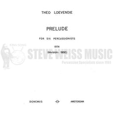 Loevendie-Prelude for Six Percussionists-6 Congas OS