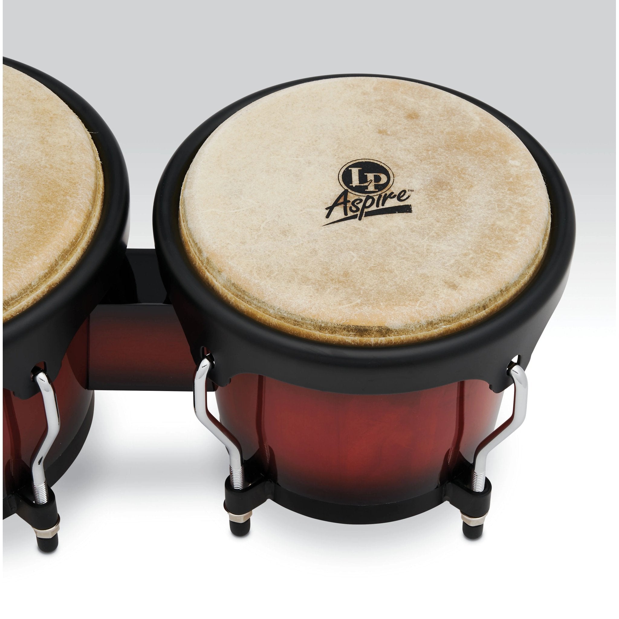 LP Aspire Bongos Vintage Sunburst Head Close-Up